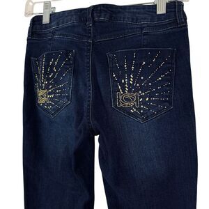 Bebe Jeans Size 26 Heartbreaker Ankle Skinny Bedazzled